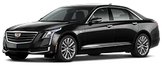  Cadillac business sedan designed for 3 passengers with 3 luggage capacity.